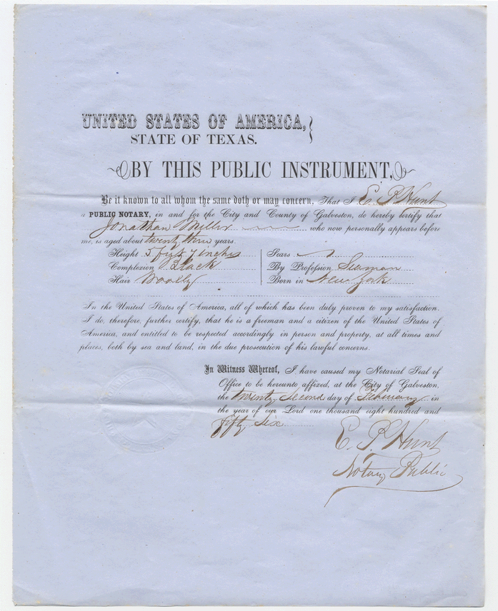 Protection certificate